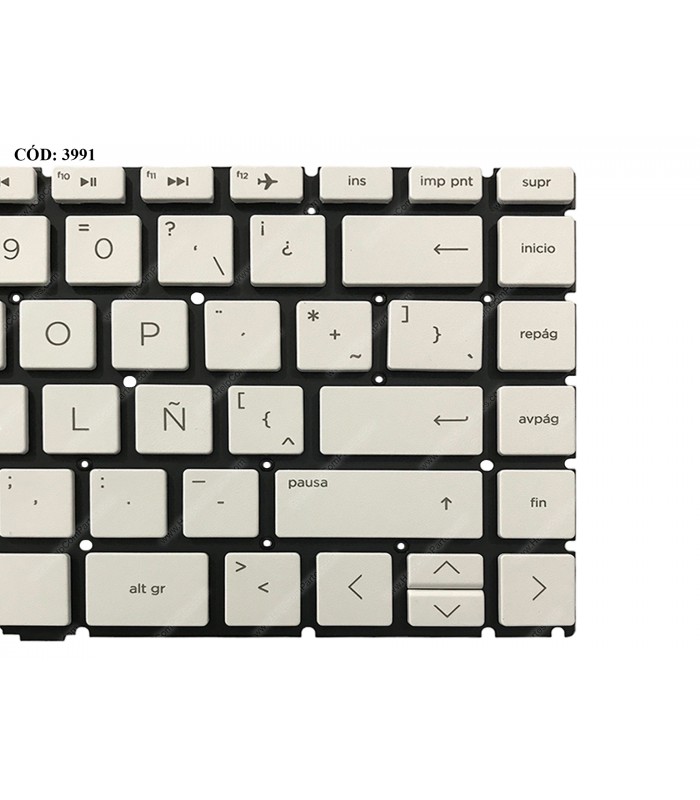 TECLADO HP STREAM 14-CB 14-DS 14-AX100 14T-AX000 14-DS0140 SERIES SIN MARCO BK WH LA ORIG.