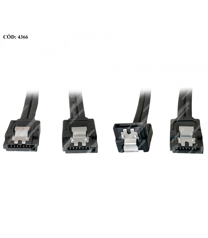 HDD CABLE SATA ASRock 14G00010107CAK TIPO I+L KIT / DATOS SATA III 6GB/s HDD/SSD 45CM ORIG.