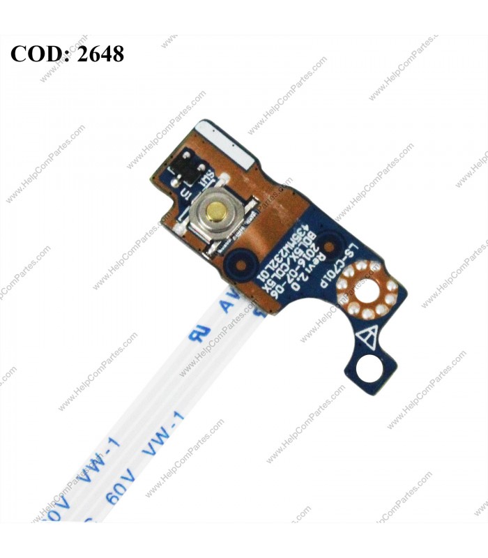POWER BUTTON HP BD W/CABLE 250 255 256 G4 HP 15-AC 15-AF 15-AY 15-BA 15-BD 15-BE 15-BF 15-BG 15G-AD SERIES 813955-001 ORIG.