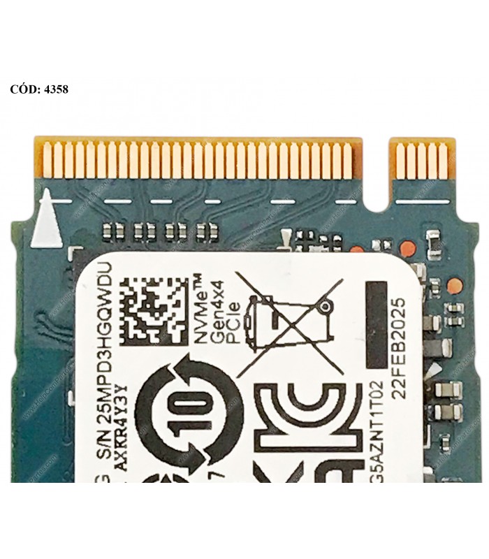 SSD KIOXIA BG5 256GB NVMe 1.4 PCIe GEN4x4 M.2 2242 /BiCS TLC/ TBW 150 /3000-1900MB/s RW KBG50ZNT256G 5SS1D33966 (SN)
