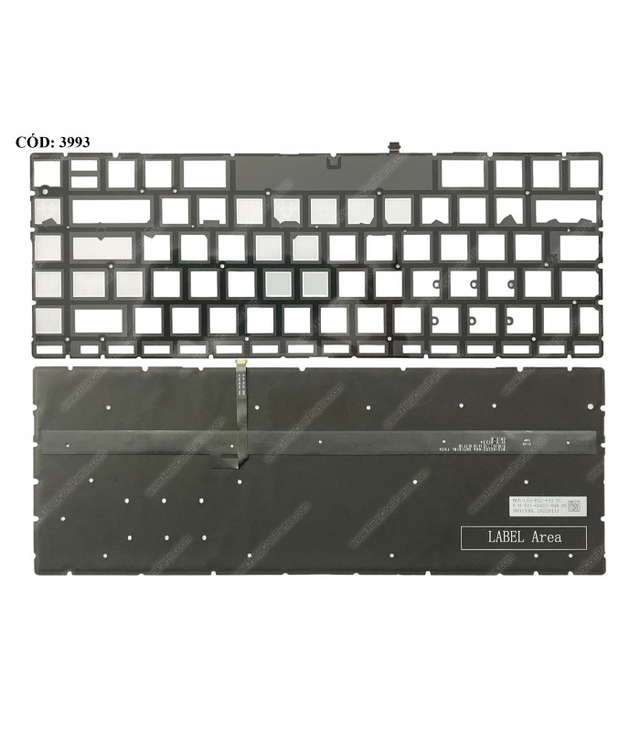 TECLADO HP PAV X360 14-DW0000 14T-DW000 14T-DW100 14-DV0000 14-DY 14T-DY 14M-DY SERIES (F4 BL) BLUE PWR-KEY LA ORIG.