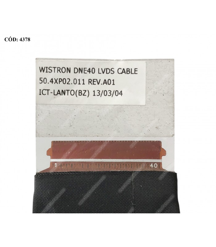 FLEX LCD DELL INSP. 14 14R 3421 2421 5421 5437 3437 5435 3437 SERIES 40PIN 60HZ N-TS 0N9KXD ORIG. (DS)