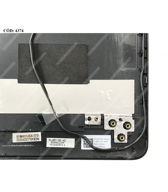LCD COVER DELL 14R 3421 5421 / Vostro 2421 / 2421 3421 3437 5421 5435 5437 SERIES 14.0" 0XRHMJ XRHMJ BK ORIG. (DS)