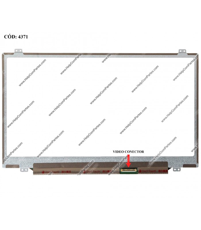 DISPLAY 14.0" 40PIN WLED SLIM WXGA HD (1366x768) GLOSSY 60Hz VC-D IPS N-TS LVDS PCBA FLAT U/D BRACKET ORIG. (DS)
