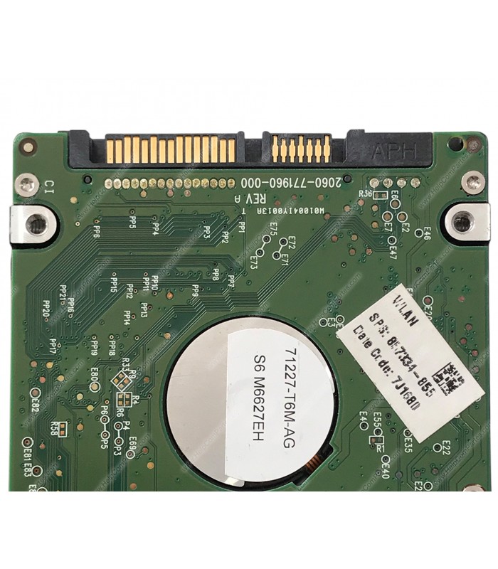 HDD WD 1TB 2.5" 9.5MM SATA III, 6GBIT/S, 5400RPM 8MB CACHE WD10JPVX NOTEBOOK 726834-001 (DS)
