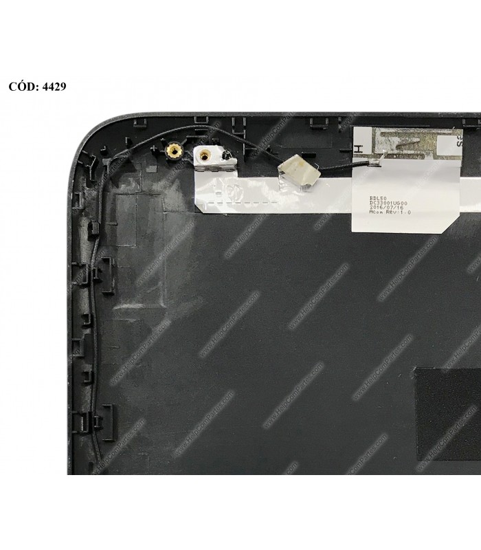LCD COVER HP 250 255 256 G5 HP 15-AY 15-BA 15-BD 15-BE 15-BG 15-CC 15-AU 15-AF 15-AC SERIES 854992-001 BK ORIG. (DS)