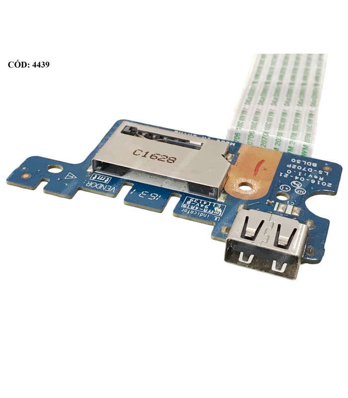 USB BD I/O W/CABLE HP 250 255 256 G5 HP 15-AY 15-BA 15-BD 15-BE 15-BF 15-BG SERIES 855010-001 ORIG. (DS)
