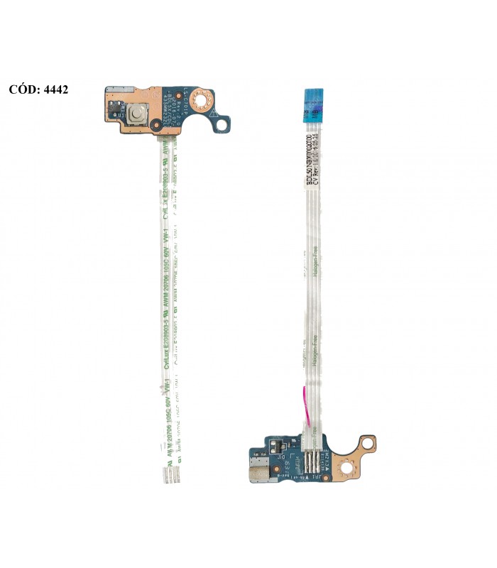 POWER BUTTON HP BD W/CABLE 250 255 256 G4 HP 15-AC 15-AF 15-AY 15-BA 15-BD 15-BE 15-BF 15-BG 15G-AD SERIES 813955-001 ORIG.(DS)