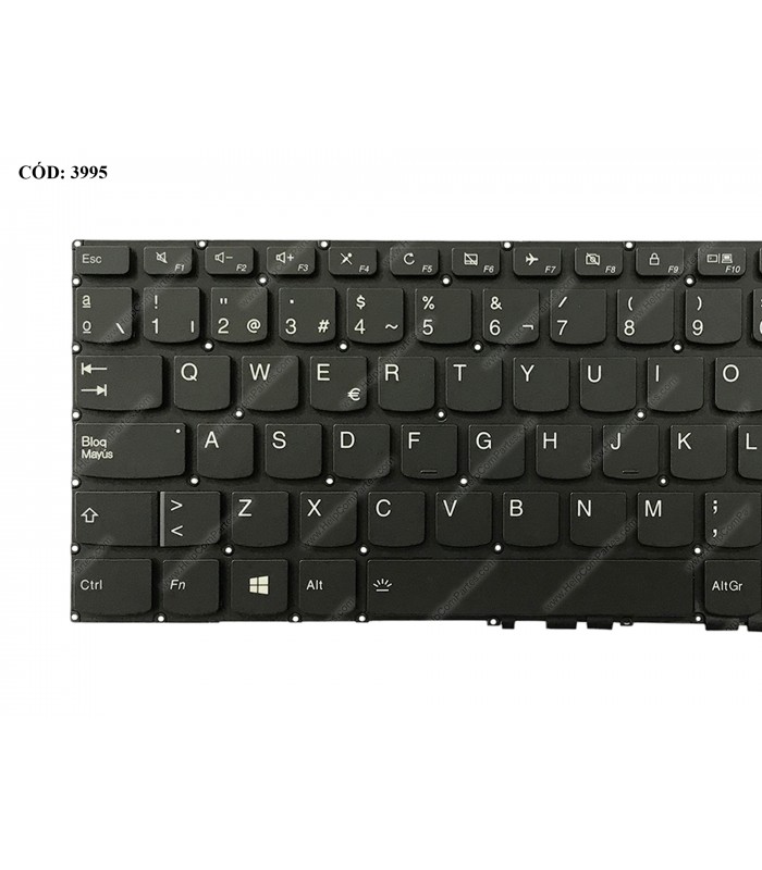 TECLADO LENOVO IP 310S-14AST 310S-14ISK 310S-14IKB 510S-14ISK 510S-14IKB 710-14ISK 710-14IKB 710-15ISK 710-15IKB BK BL SP ORIG