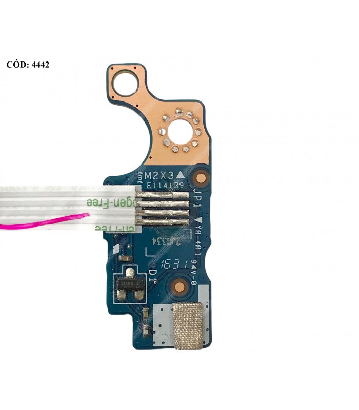 POWER BUTTON HP BD W/CABLE 250 255 256 G4 HP 15-AC 15-AF 15-AY 15-BA 15-BD 15-BE 15-BF 15-BG 15G-AD SERIES 813955-001 ORIG.(DS)