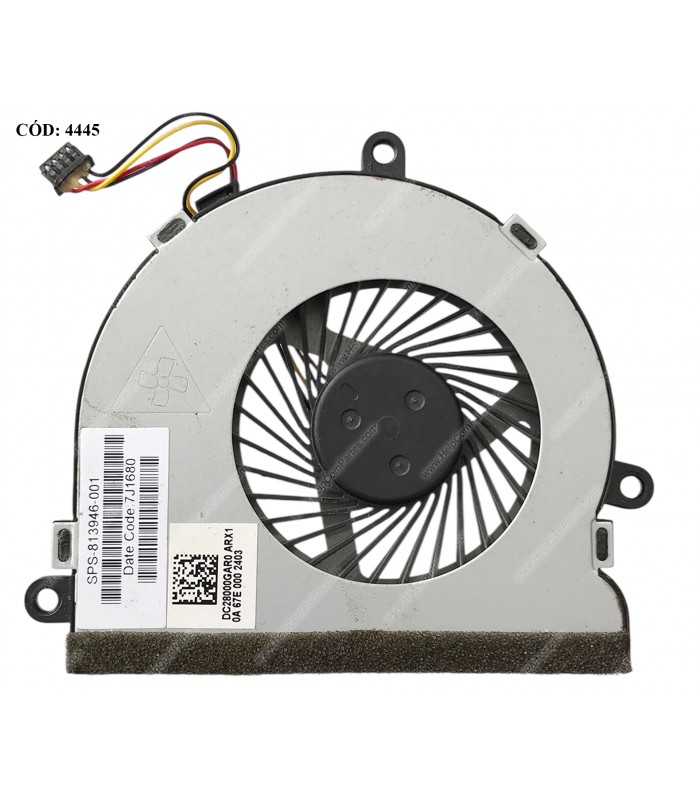 VENTI. HP 15-AC 15-AF 250 15-AY 15-BA 15-BS 15-BE 15-BF 15-BW 250 255 256 G4 G5 G6 240 246 G3 SERIES 813946-001 4PIN ORIG. (DS)