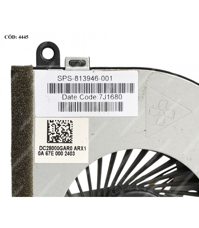 VENTI. HP 15-AC 15-AF 250 15-AY 15-BA 15-BS 15-BE 15-BF 15-BW 250 255 256 G4 G5 G6 240 246 G3 SERIES 813946-001 4PIN ORIG. (DS)