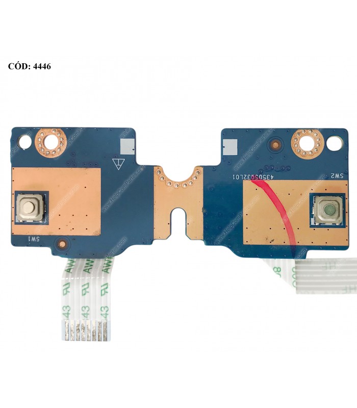 TOUCHPAD CLICK BD W/CABLE HP 250 255 256 G5 HP 15-AY 15-BA 15-BD 15-BE 15-BF 15-BG SERIES 855011-001 ORIG. (DS)