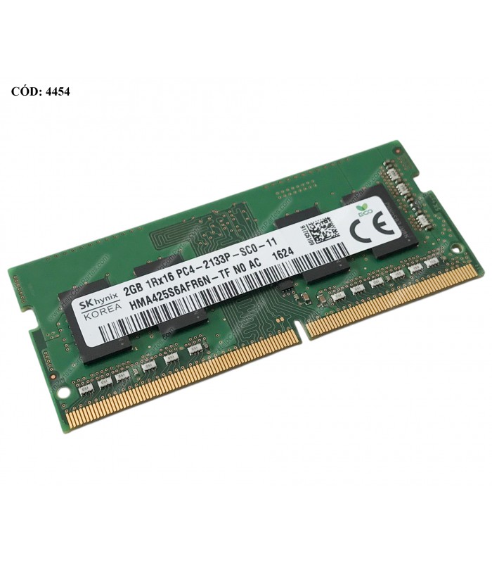 MEMORIA SK HYNIX 2GB DDR4 2133MHz SODIMM Non-ECC 1.2V CL15 260PIN HMA425S6AFR6N-TF ORIG. (DS)