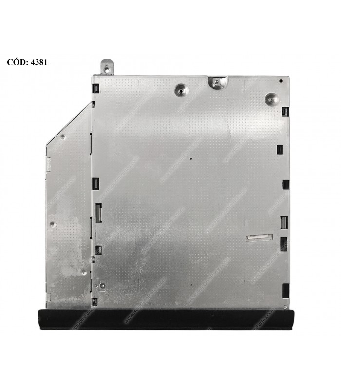 ODD DVD-WRITER. 9.5mm DELL DVD+RW UJ8DB SATA SLIM + BEZEL BK INTERNO 0Y16H5 ORIG. (DS)