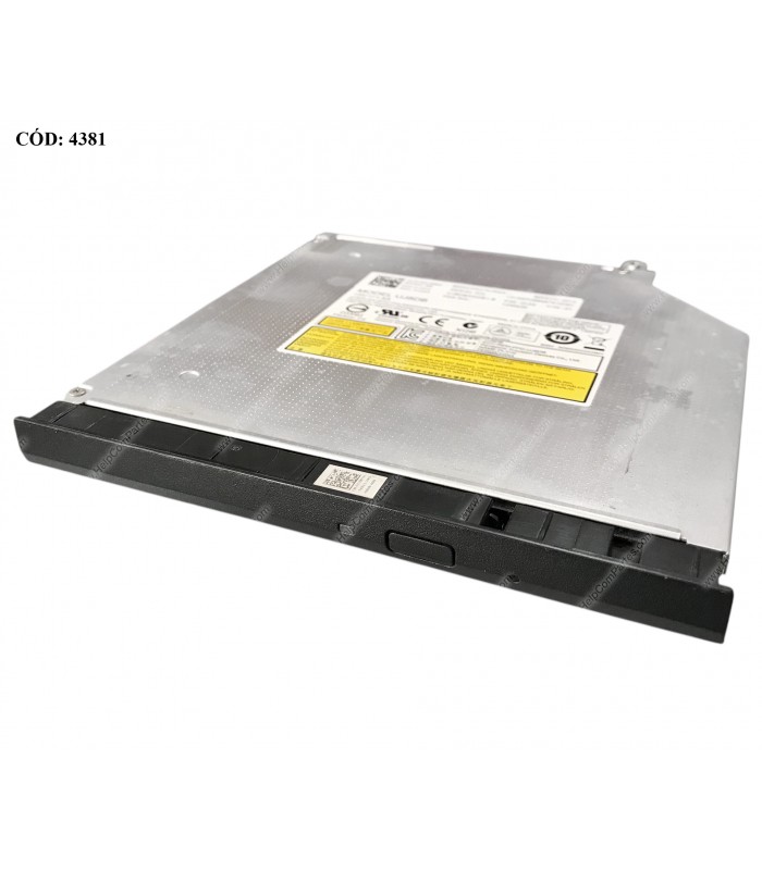ODD DVD-WRITER. 9.5mm DELL DVD+RW UJ8DB SATA SLIM + BEZEL BK INTERNO 0Y16H5 ORIG. (DS)