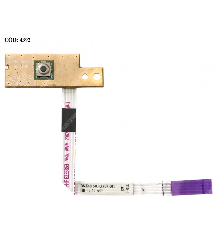 POWER BUTTON DELL BD W/CABLE INSPIRON 14-3421 14-3437 14R-5421 14R-5437 VOSTRO 2421 M431R SERIES 50.4XP07.001 ORIG. (DS)