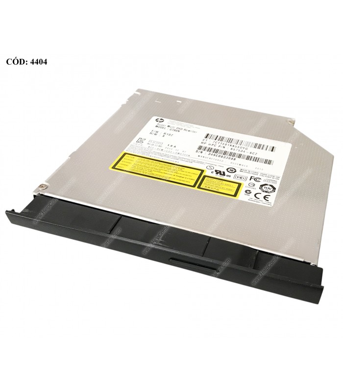 ODD DVD-WRITER. 12.7mm HP DVD±RW GT80N SATA + BEZEL BK 685096-001 ORIG.(DS)