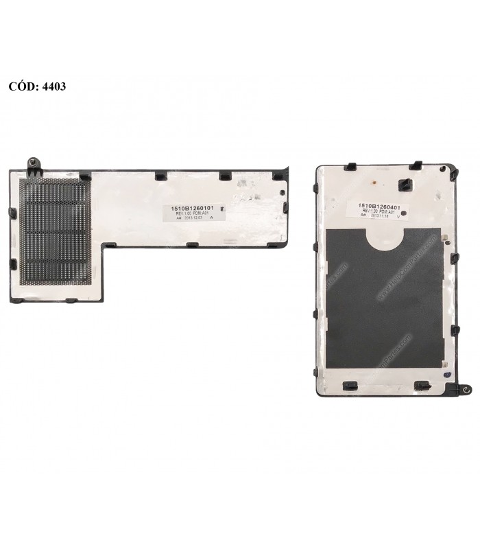 COVER HP 1000 1100 / 240 245 246 G1/HP 450 450-G1 455 CQ45 SERIES HDD/MEMORY KIT 685100-001 ORIG. (DS)