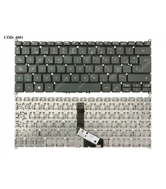 TECLADO ACER SWIFT 3 SF314-57 SF314-58 SF314-56G SF314-42 SF314-41 SWIFT 5 SF514-51 SF514-52T SERIES GR PWR-KEY BL SP ORIG