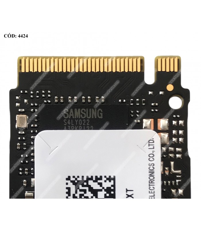 SSD SAMSUNG PM9C1 512GB NVMe PCIE GEN4 M.2 2280 /TLC 3D NAND/ TBW 300 / 4950-2500MB/s RW / MZVL8512HELU-00BH1 L85364-005 ORIG.