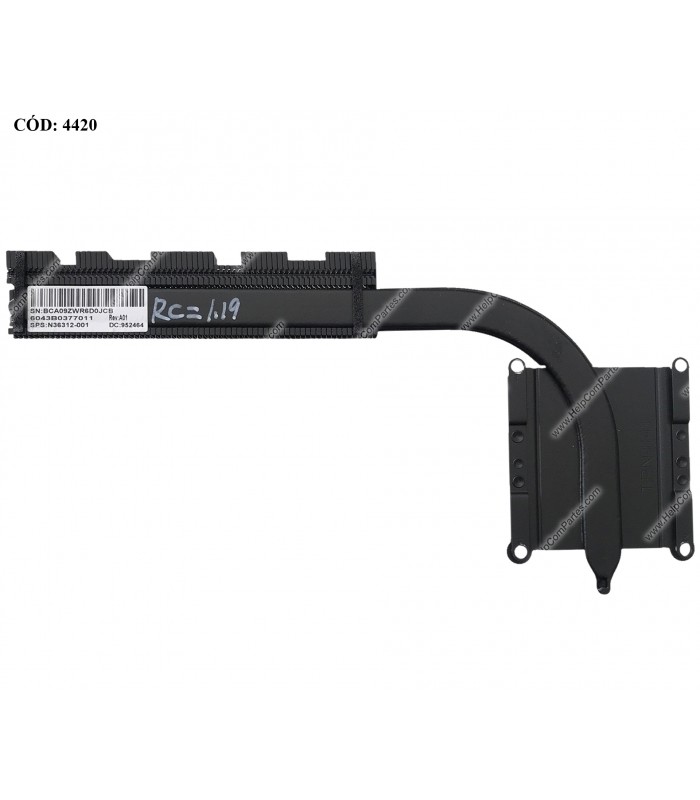 DISIPADOR HP 14-EM0000 14-EP0000 14-EE0000 14T-EE000 14-HR0000 14-HC0000 240 245 G10 SERIES 15W UMA N36312-001 ORIG