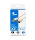 CABLE XTECH USB 2.0 XTC-302 IMPRESORA 1.8M 480Mbps TYPE A:MACHO A B:MACHO GRIS