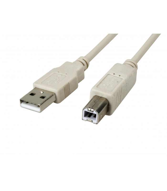 CABLE XTECH USB 2.0 XTC-302 IMPRESORA 1.8M 480Mbps TYPE A:MACHO A B:MACHO GRIS