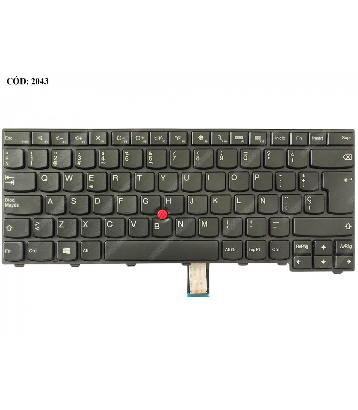 TECLADO LENOVO THINKPAD T440/T440S/T440P/T431S/T450/L440/L450/E431/E440 BK POINT WIN8 BK SP ORIG.