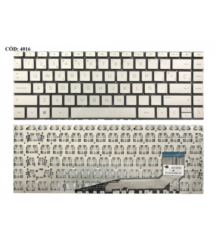 TECLADO HP PAV AERO 13-BE 13-BE2002LA 13Z-BE000 13Z-BE200 13Z-BE100 SERIES SR PWR-KEY BL LA ORIG.
