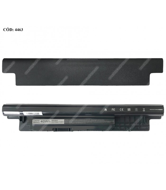 BATERIA DELL 14.8V---40Wh 4C XCMRD/ INSP. 14R 5437 14 3442 3437 3443 /15R 5537 /17 3737 5748 BK OEM.