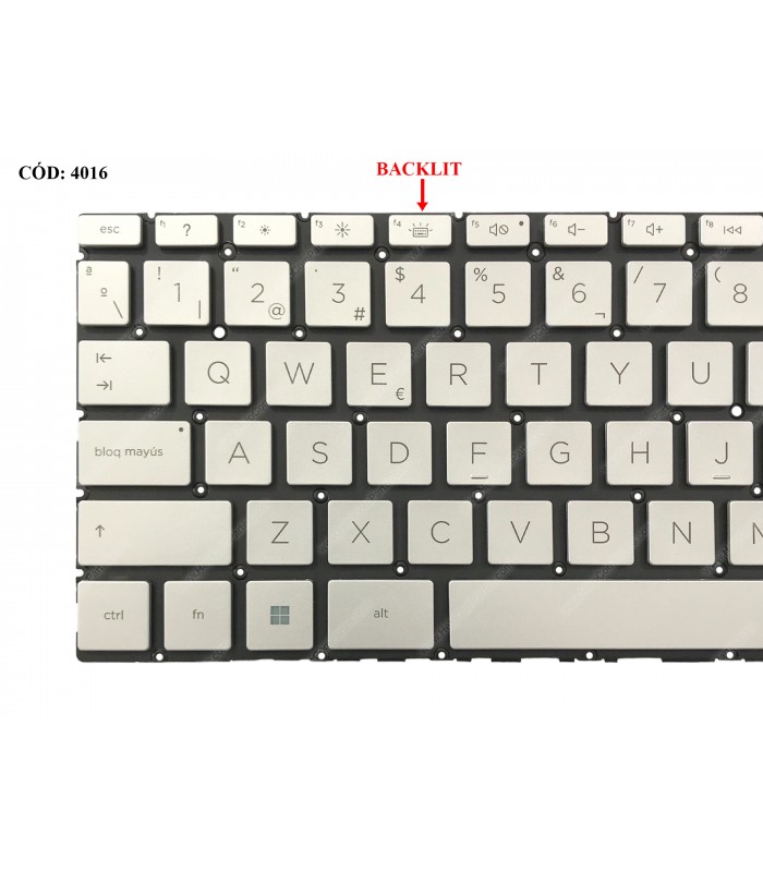 TECLADO HP PAV AERO 13-BE 13-BE2002LA 13Z-BE000 13Z-BE200 13Z-BE100 SERIES SR PWR-KEY BL LA ORIG.