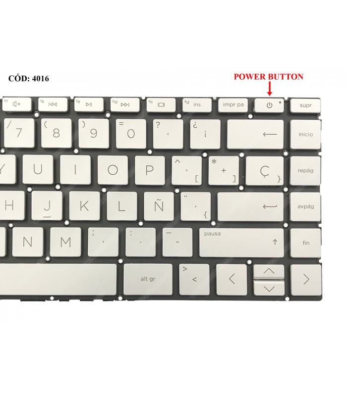 TECLADO HP PAV AERO 13-BE 13-BE2002LA 13Z-BE000 13Z-BE200 13Z-BE100 SERIES SR PWR-KEY BL LA ORIG.
