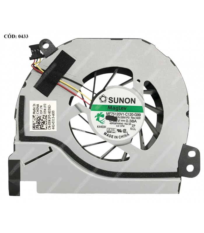 VENTI. DELL INSPIRON 5420 I5420 7420 14TD 14R 14TR  VOSTRO 3460 SERIES  05N1F0 5N1F0 ORIG.