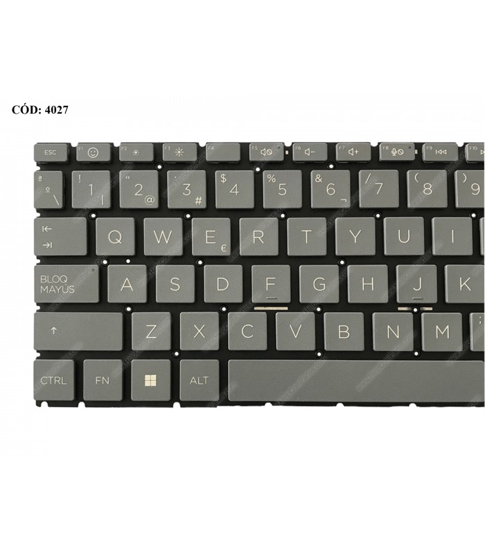 TECLADO HP PAV 15-EG0000 15-EH0000 15-ER 15-FD 15-FC000 15Z-FC SERIES GY PWR-KEY NO-BL LA ORIG.
