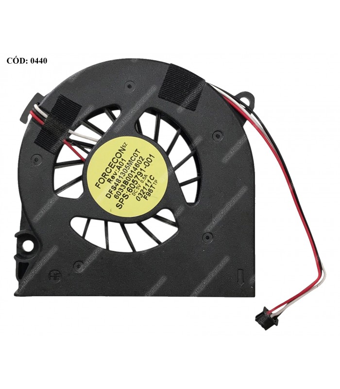 VENTI. HP COMPAQ 320 321 325 326 420 421 620 621 625 SERIES  6011B0014602 DFS481305MC0T 605791-001 ORIG.