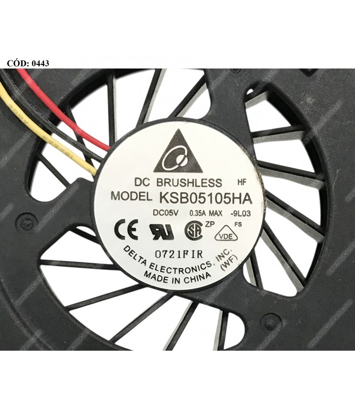 VENTI. HP CQ32 G32 PAV DV3-4000 DV3-4100 DV3-4200 DV3-4300  DM4-100 DM4-1200 DM4T-1000 SERIES 601336-001 ORIG.