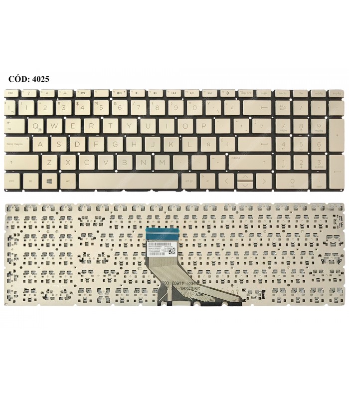 TECLADO HP PAV 15-CS 15T-CS 15Z-CW 15-CW 15-DA 15-DB 15-CX 15-DR 15-DF 15-CN 15-CR 15-DW 250 G7 255 G7 SR NO-BL LA ORIG.