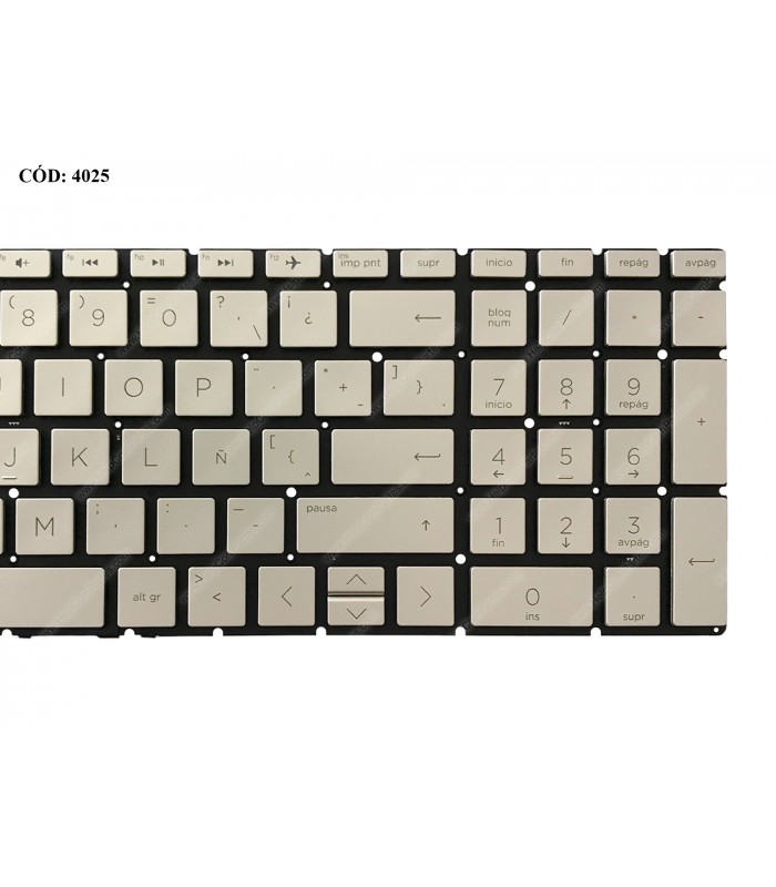 TECLADO HP PAV 15-CS 15T-CS 15Z-CW 15-CW 15-DA 15-DB 15-CX 15-DR 15-DF 15-CN 15-CR 15-DW 250 G7 255 G7 SR NO-BL LA ORIG.