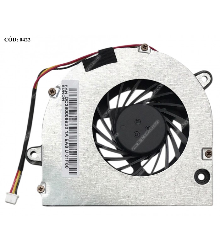 VENTI. TOSHIBA L500 L505 L550 L555 L775 L500D L550D L505D L555D L775D C670 C675 C670D C675D SERIES DC2800086S0  ORIG.