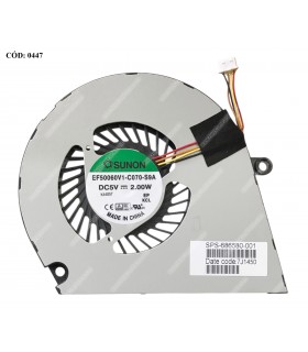 VENTI. HP ENVY 6-1000 6-1100 6T-1200 6Z-1000 SERIES 4PIN  686580-001 7J1450 ORIG.