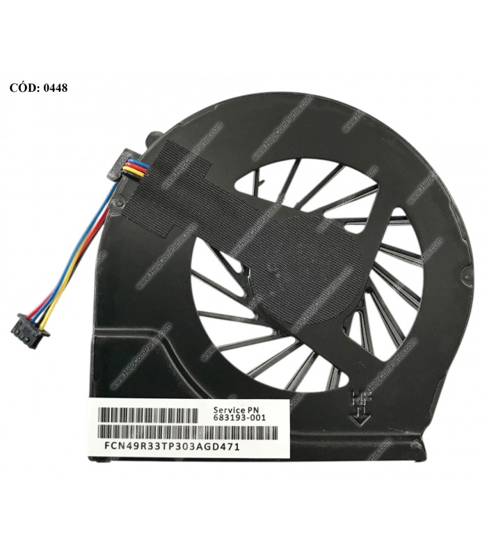 VENTI. HP G4-2000 G6-2000 G6T-2000 G6Z-2000 G7-2000 G7Z-2000 SERIES 4PIN 680551-001 ORIG.