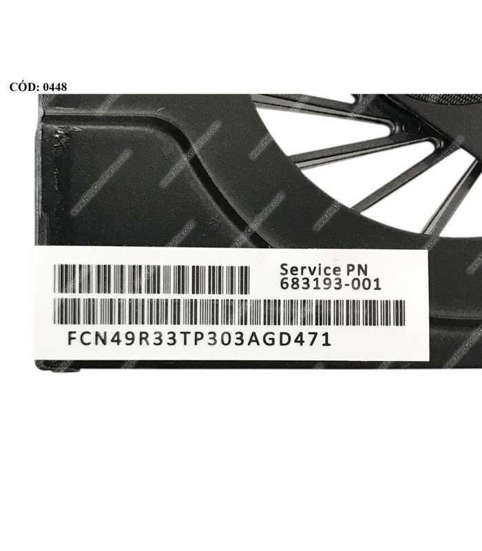 VENTI. HP G4-2000 G6-2000 G6T-2000 G6Z-2000 G7-2000 G7Z-2000 SERIES 4PIN 680551-001 ORIG.