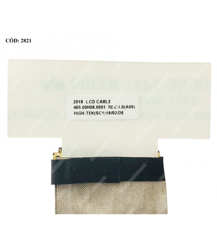 FLEX LCD DELL INSP. 3541 3543 3549 5542 7542 15-3000 15-3541 15-3542 15-3543 SERIES P/N 450.00H06.0001 0H1RV6 40PIN OEM