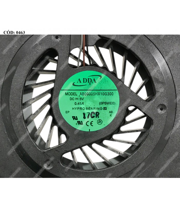 VENTI. ACER 5750 5755 5350 5750G 5755G(GRAFICOS INTEGRADOS,V1) SERIES AB09005HX10G300 3PIN ORIG.