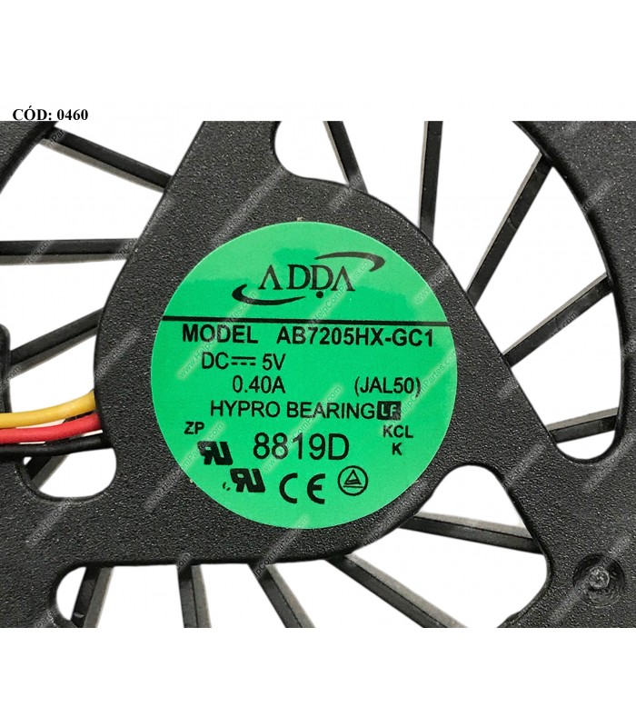 VENTI. ACER 4741 4741G 4741Z 4741ZG SERIES AB7405HX-TB3 8JV41 3PIN ORIG.