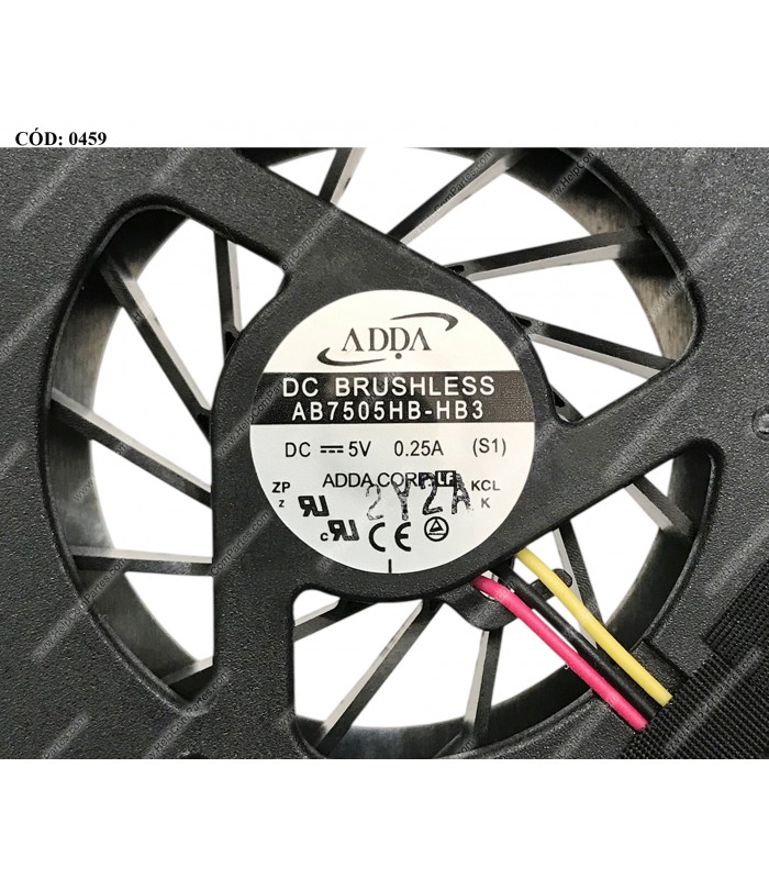VENTI. ACER 3690 5610 5610Z 5630 5650 5680 SERIE AB7505HB-HB3 3PIN OEM.