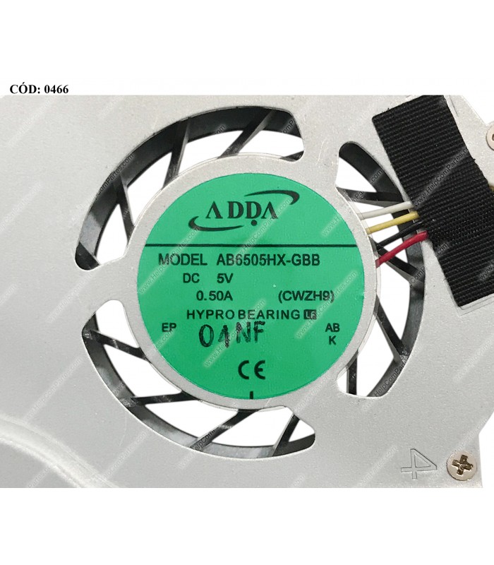 VENTI. ACER ASPIRE ONE 521 ZH8 ZH9 SERIES AB6505HX-GBB 4PIN ORIG.