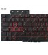 TECLADO ASUS TUF Gaming FX504 FX504GD FX504GE FX504GM FX80 FX80GM SERIES BK KB-RED PWR-KEY BL LA ORIG.