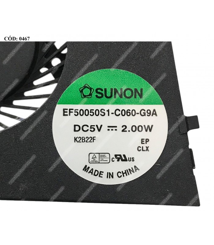 VENTI. ACER ASPIRE V5-171 ONE 756  TRAVELMATE TMB113-E SERIES 23.SGYN2.001 3PIN ORIG.